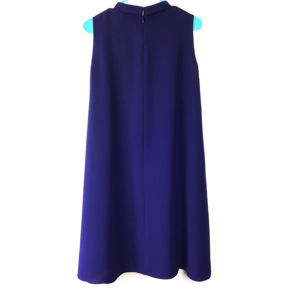 Uniqlo Blue A-Line Drape Sleeveless Dress - Picture 2 of 9